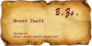 Brett Zsolt névjegykártya